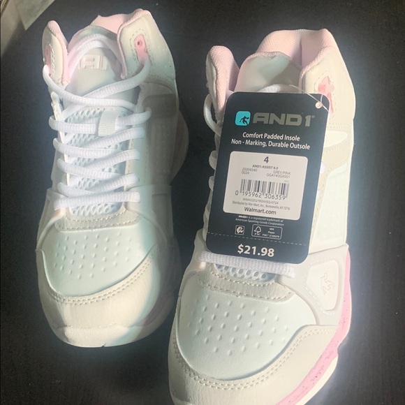 And1 White and Pink Chunky Sneakers - Picture 2 of 2